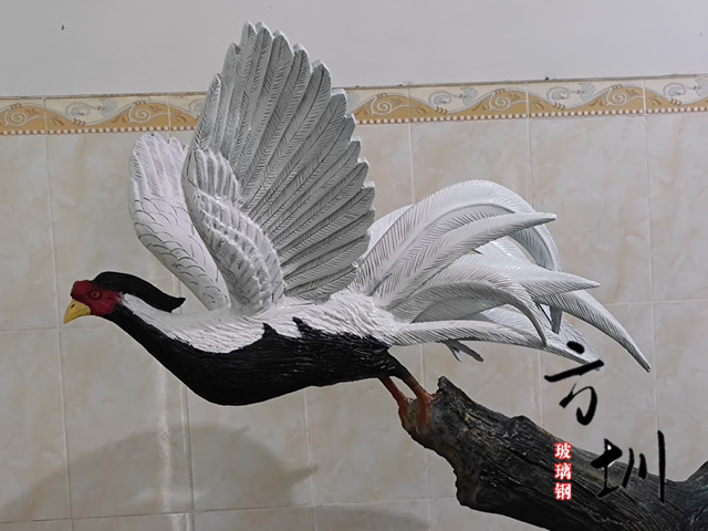 仿真玻璃鋼鳥動物雕塑